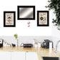 Set Of Three Enjoy Tea Time 7 Black Framed Print Kitchen Wall Art