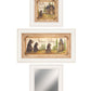 Set Of Three Nature Bath 4 White Framed Print Bathroom Wall Art