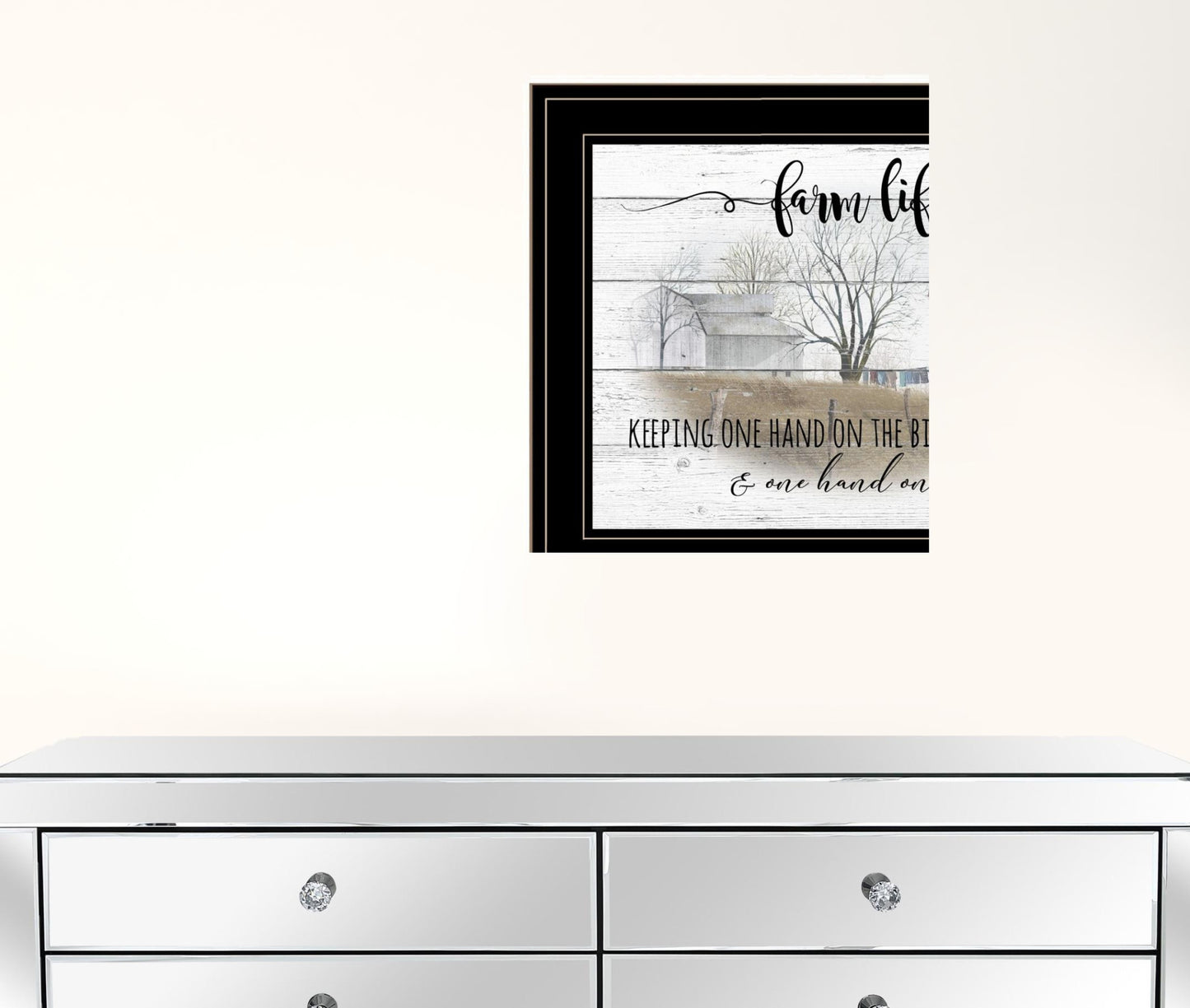 Set Of Two Stays at Grandmas 2 Black Framed Print Wall Art