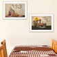 Set Of Two Twice Blessed 1 White Framed Print Wall Art