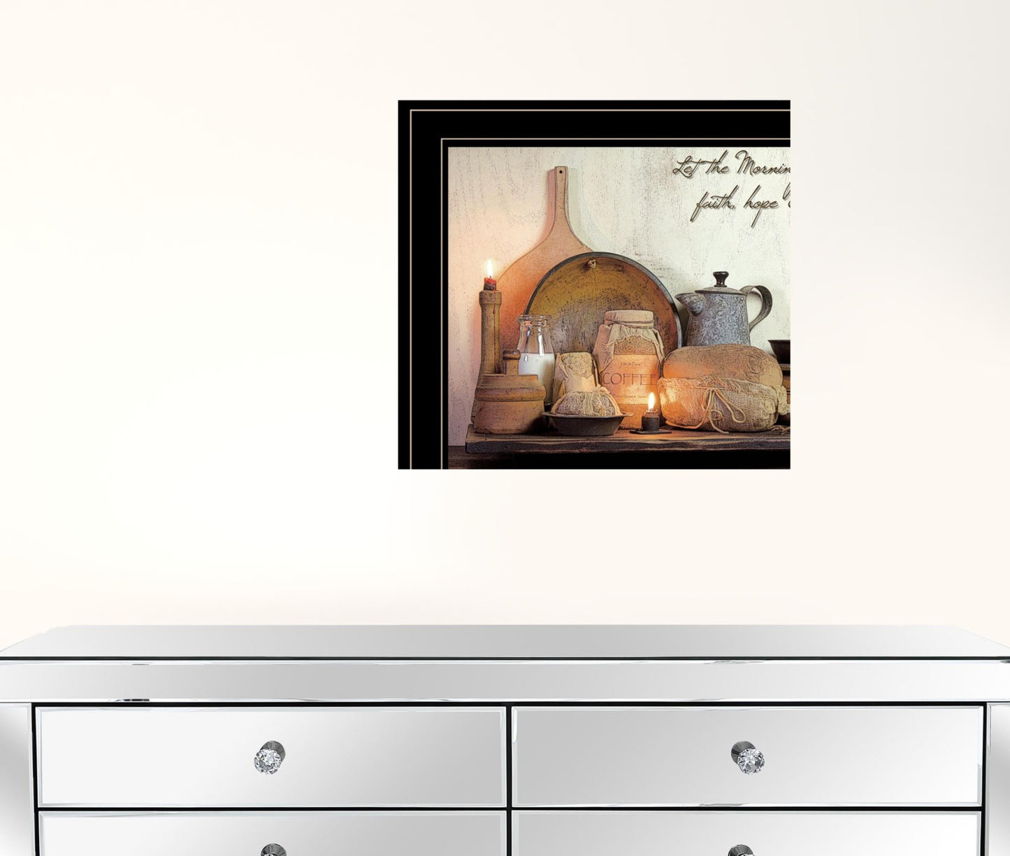 Set Of Two By Grace 2 Black Framed Print Kitchen Wall Art