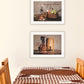 Set Of Two Amazing Grace 5 White Framed Print Kitchen Wall Art