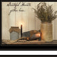 Set Of Two Blessed Gathering 2 Black Framed Print Kitchen Wall Art