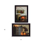 Set Of Two Let Your Light Shine 3 Black Framed Print Wall Art