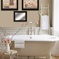 Set Of Three Wash Room 5 Black Framed Print Bathroom Wall Art