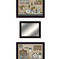 Set Of Three Farmhouse Kitchen 3 Black Framed Print Kitchen Wall Art