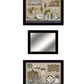 Set Of Three Farmhouse Kitchen 6 Black Framed Print Kitchen Wall Art