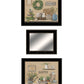 Set Of Three Bath Time 2 Black Framed Print Bathroom Wall Art