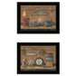 Set Of Two Shelf Treasures 2 Black Framed Print Wall Art