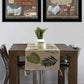 Set Of Two Home Grown 2 Black Framed Print Wall Art