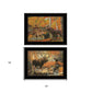 Set Of Two Great Outdoors 4 Black Framed Print Wall Art