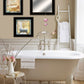 Set Of Three A Bit of Bubbly 2 Black Framed Print Bathroom Wall Art