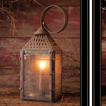 Set Of Two Innkeepers Lantern 2 Black Framed Print Wall Art