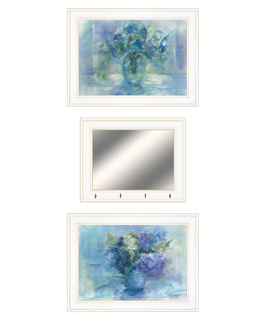 Set Of Three Bath Relax 1 White Framed Print Bathroom Wall Art