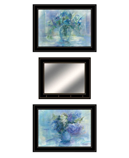 Set Of Three Bath Relax 2 Black Framed Print Bathroom Wall Art