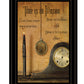 Time Is An Illusion 2 Black Framed Print Wall Art