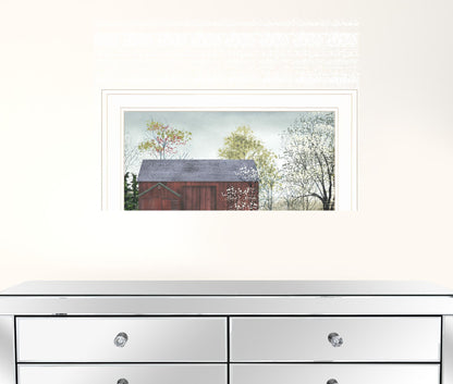 Flower Wagon 2 White Framed Print Wall Art