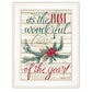 The Most Wonderful Time 1 White Framed Print Wall Art