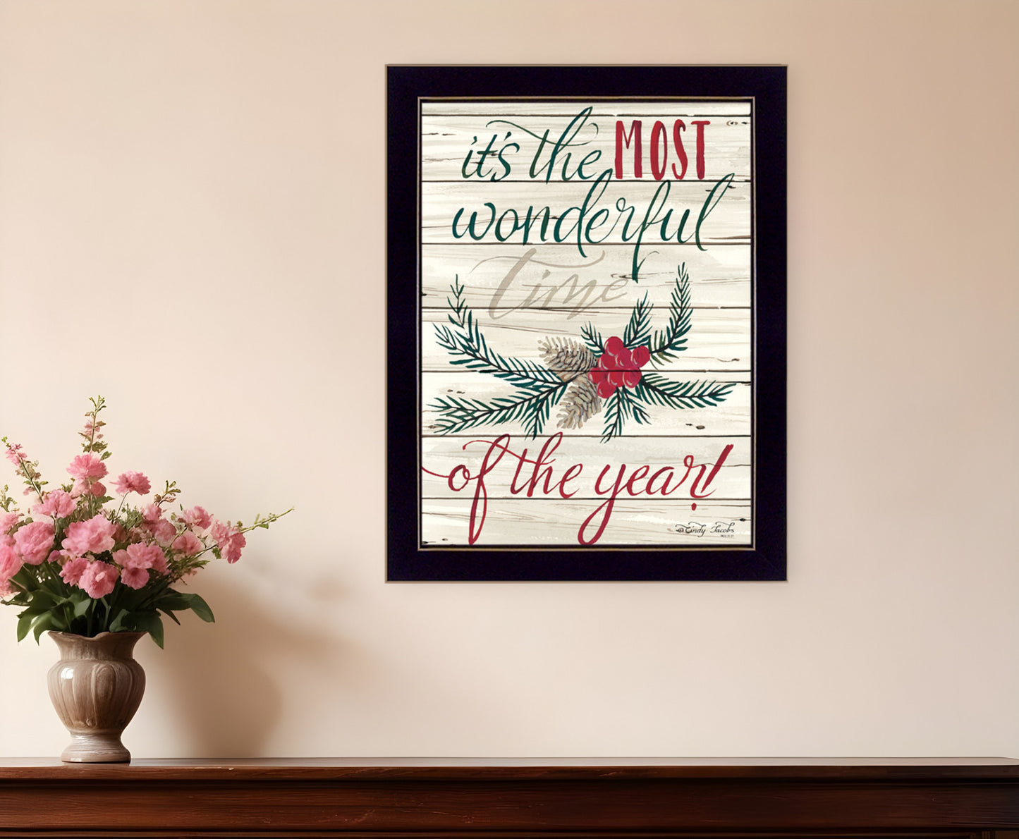 The Most Wonderful Time 3 Black Framed Print Wall Art