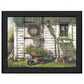 Spring Cleaning 3 Black Framed Print Wall Art