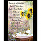 Sharing Sunshine 1 Black Framed Print Wall Art