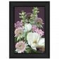 Wild For Plum Bouquet 3 Black Framed Print Wall Art