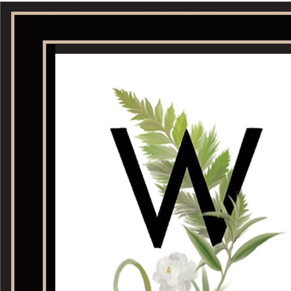 Welcome Sign II 3 Black Framed Print Wall Art