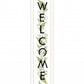 Welcome Sign II 4 White Framed Print Wall Art