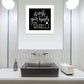 Wash Your Hands 1 White Framed Print Wall Art