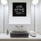 Wash Your Hands 2 Black Framed Print Wall Art