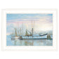 North Star At Rest 1 White Framed Print Wall Art