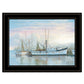 North Star At Rest 2 Black Framed Print Wall Art