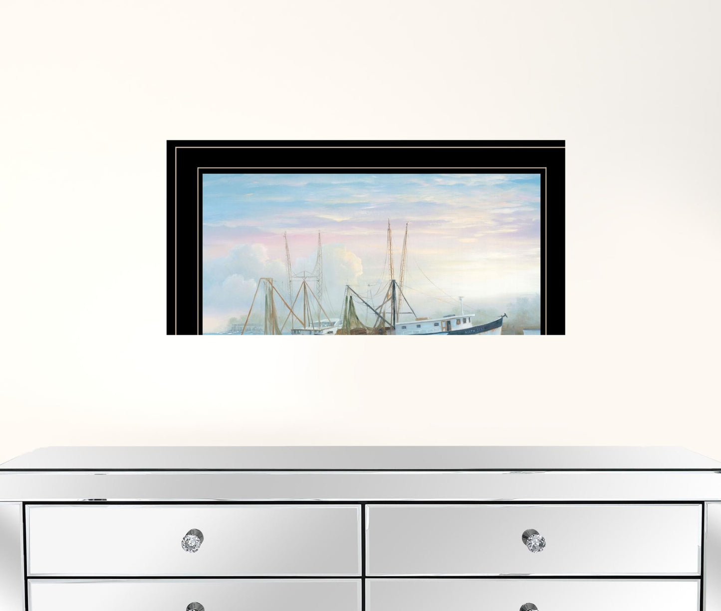 North Star At Rest 2 Black Framed Print Wall Art