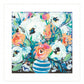 Fancy Florals 1 [1] White Framed Print Wall Art