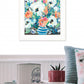 Fancy Florals 1 [1] White Framed Print Wall Art