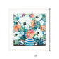 Fancy Florals 1 [1] White Framed Print Wall Art