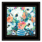 Fancy Florals 1 [3] Black Framed Print Wall Art