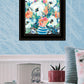 Fancy Florals 1 [3] Black Framed Print Wall Art