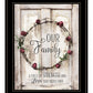 Our Family 2 Black Framed Print Wall Art