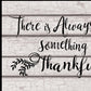 Always Thankful 3 Black Framed Print Wall Art