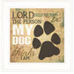 My Dog 1 White Framed Print Wall Art