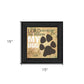 My Dog 2 Black Framed Print Wall Art