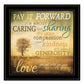 Meaning of Pay it Forward 1 White Framed Print Wall Art