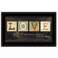 Love One Another 3 Black Framed Print Wall Art