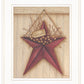 Welcome Barn Star 2 White Framed Print Wall Art