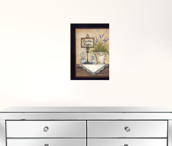 Powder Room 4 Black Framed Print Wall Art