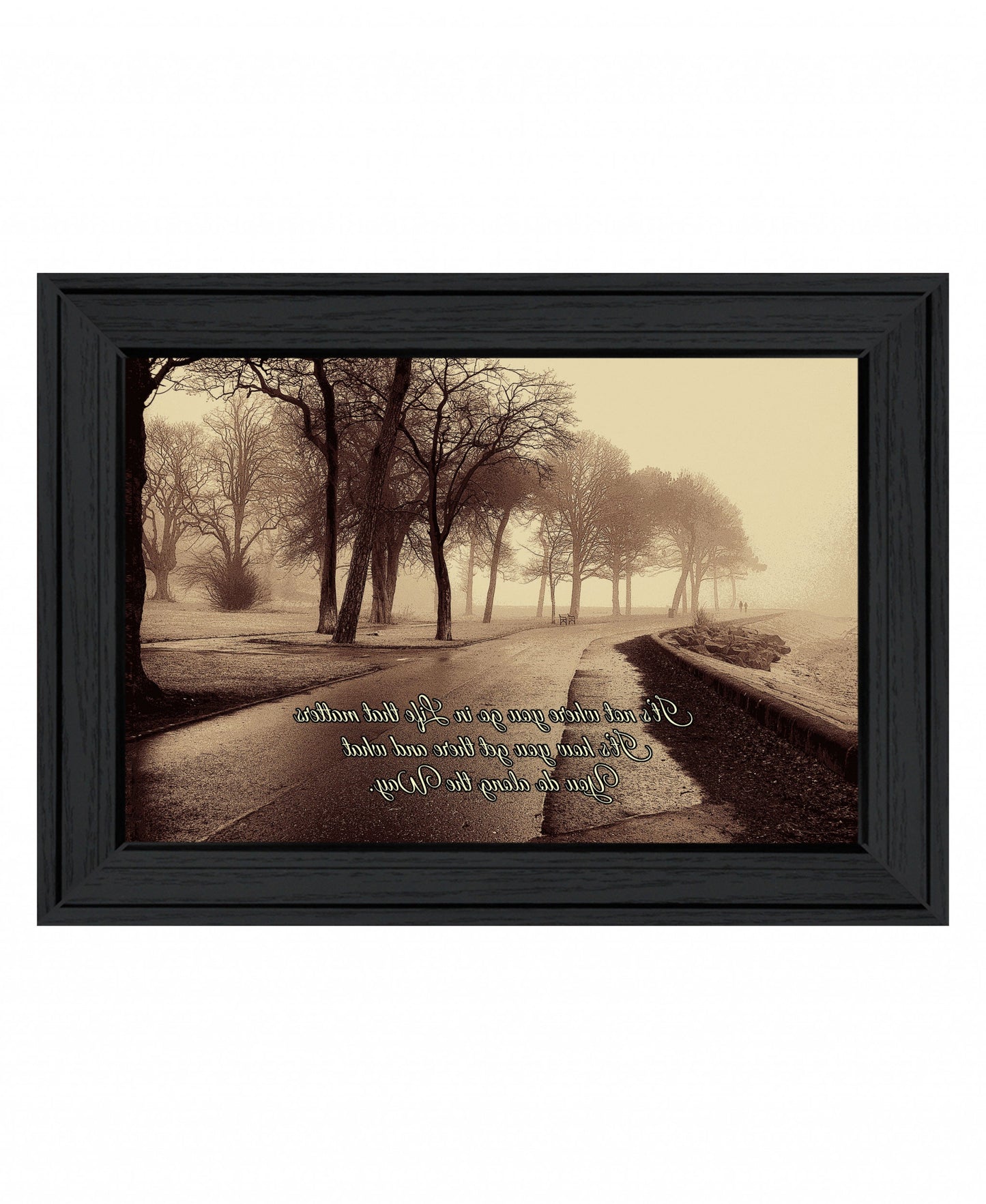 What Really Matters Black Framed Print Wall Art