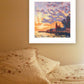 Light House 1 White Framed Print Wall Art