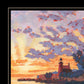 Light House 1 White Framed Print Wall Art