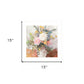 Table Bouquet 2 White Framed Print Wall Art